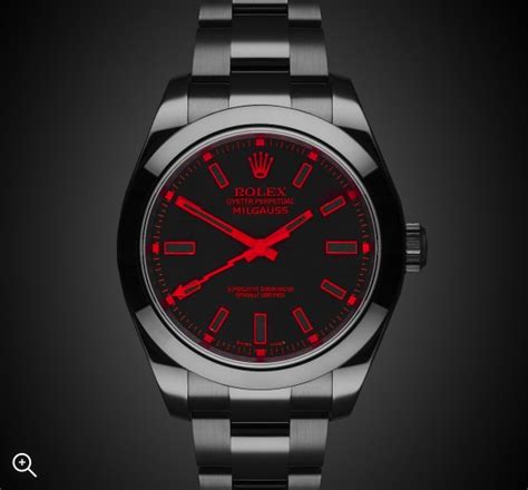 rolex milgauss red knight